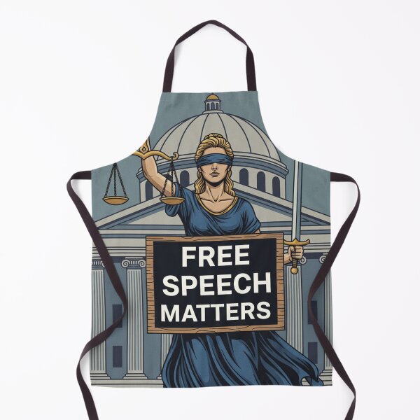 Item preview, Lady Justice Free Speech Matters Anti-Censorship designed and sold by Owcomm.