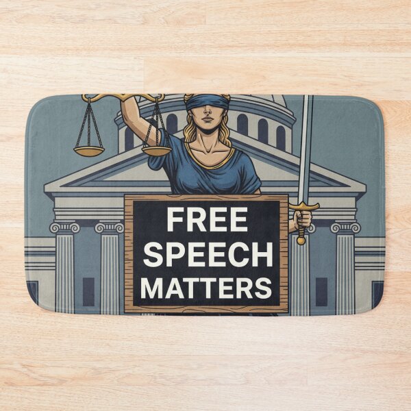 Item preview, Lady Justice Free Speech Matters Anti-Censorship designed and sold by Owcomm.