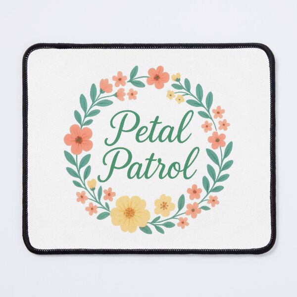 Item preview, Petal Patrol - Cute Floral Wreath Wedding Party Design for Flower Girls designed and sold by inkoutninja.