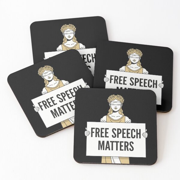 Item preview, Lady Justice Free Speech Matters Anti-Censorship designed and sold by Owcomm.