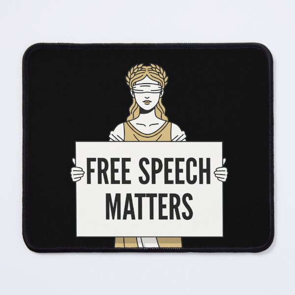 Item preview, Lady Justice Free Speech Matters Anti-Censorship designed and sold by Owcomm.