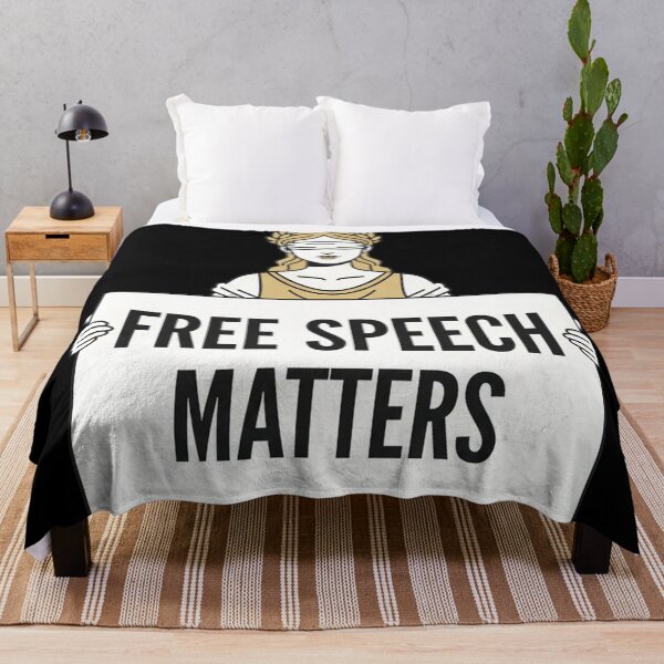Item preview, Lady Justice Free Speech Matters Anti-Censorship designed and sold by Owcomm.