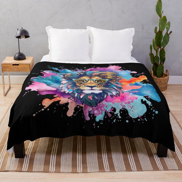 Item preview, Lion Splash Watercolor designed and sold by SJ5Designs.