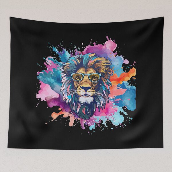 Item preview, Lion Splash Watercolor designed and sold by SJ5Designs.