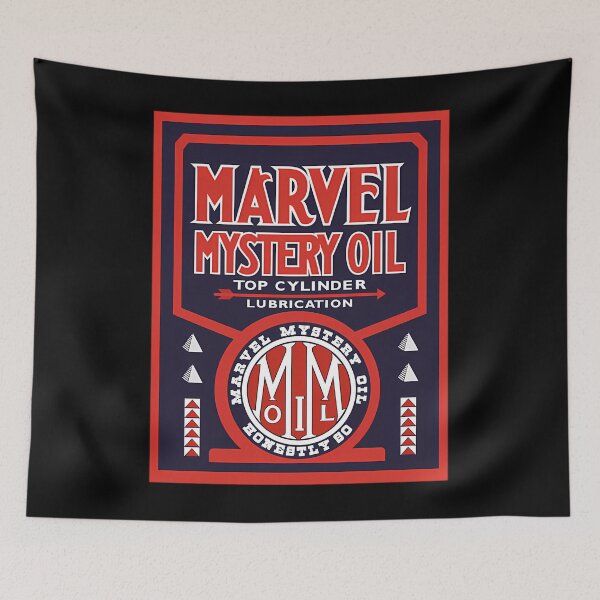 Item preview, Marvel Mystery Oil Sign Reproduction designed and sold by ErinReylds.