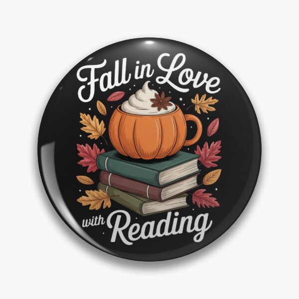 Item preview, Fall in Love with Reading Autumn Librarian Cute Book Lover designed and sold by Ikwalima.
