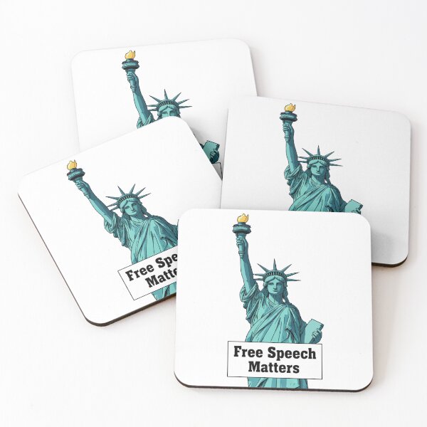 Item preview, Statue of Liberty Free Speech Matters designed and sold by Owcomm.