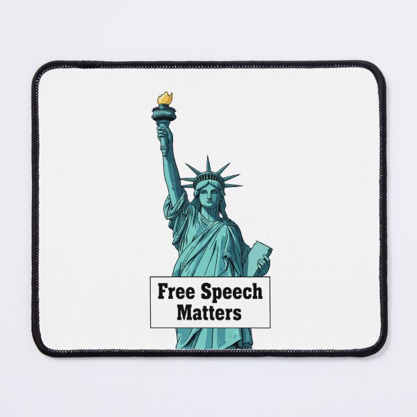 Item preview, Statue of Liberty Free Speech Matters designed and sold by Owcomm.