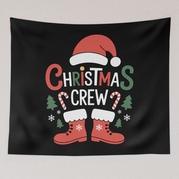 Item preview, Funny Christmas crew Xmas Squad santa Family Pajamas 2025 designed and sold by JonBarnes22.