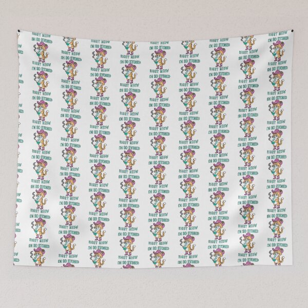 Item preview, I’m So Stoned Right Meow Funny Stoner Cat Weed Design designed and sold by MycoMindsMedia.