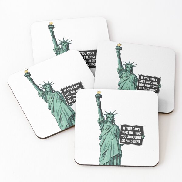 Item preview, If You Can't Take The Joke Statue of Liberty Anti Trump designed and sold by Owcomm.