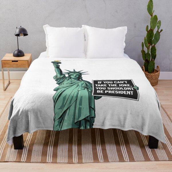 Item preview, If You Can't Take The Joke Statue of Liberty Anti Trump designed and sold by Owcomm.
