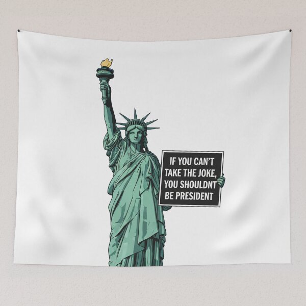 Item preview, If You Can't Take The Joke Statue of Liberty Anti Trump designed and sold by Owcomm.