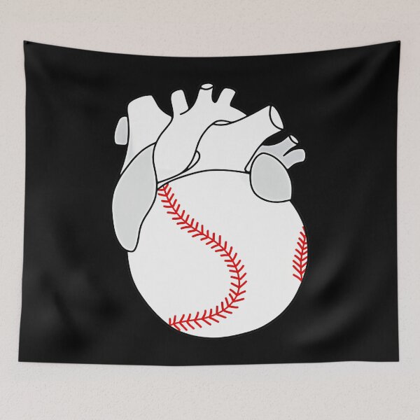 Item preview,  Baseball Heart designed and sold by ReneMeye1.