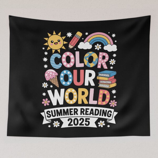 Item preview, 2025 Color Our World Book Summer Reading Program designed and sold by papertaless.