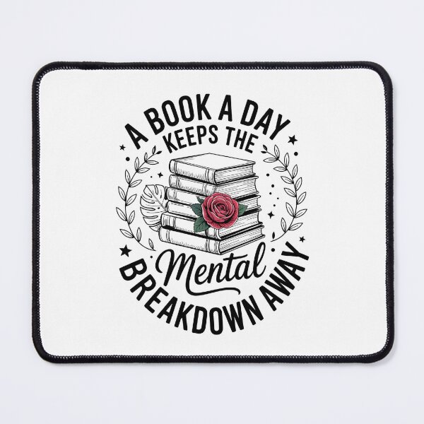 Item preview, A Book A Day Keep The Mental Breakdown Away Book Lovers designed and sold by papertaless.