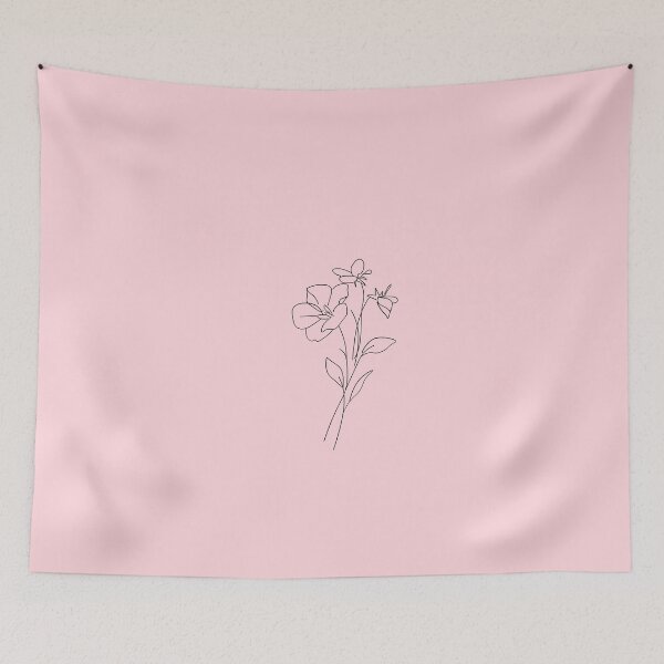 Item preview, Minimalist Branch iPhone Case – Elegant Pastel Pink Nature Design designed and sold by TulipVibes.