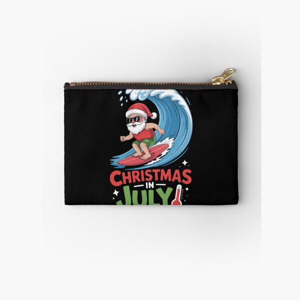 Item preview, Funny Christmas in July Shirt Summer Santa Surfing Xmas designed and sold by JonBarnes22.