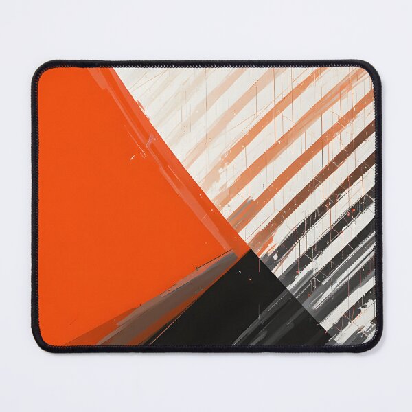 Item preview, Bold Abstract in Black, Orange, and White designed and sold by JiffyGirls.