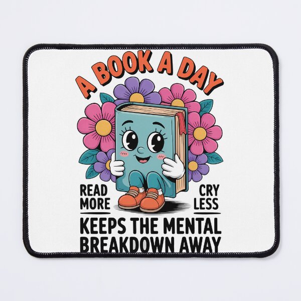 Item preview, A Book A Day Keeps The Mental Breakdown Away Book Lovers designed and sold by papertaless.