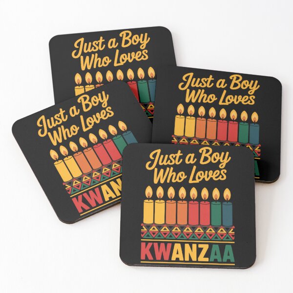 Item preview, Just A Boy Who Loves Kwanzaa Kinara African Pride Black Men designed and sold by papertaless.