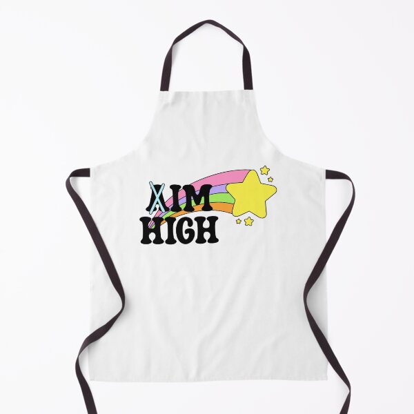 Item preview, Aim High Funny Stoner Weed Rainbow Star Design designed and sold by MycoMindsMedia.