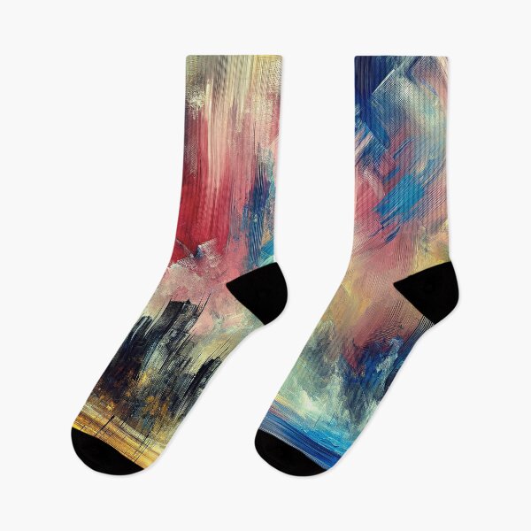 Item preview, Fantasy Futuristic Techno Cyberpunk City Vibrant Abstract Art designed and sold by DEC02.