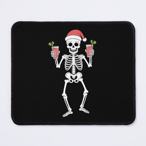 Item preview, Funny Christmas Skeleton Drinking Bloody Mary Cocktail designed and sold by JonBarnes22.