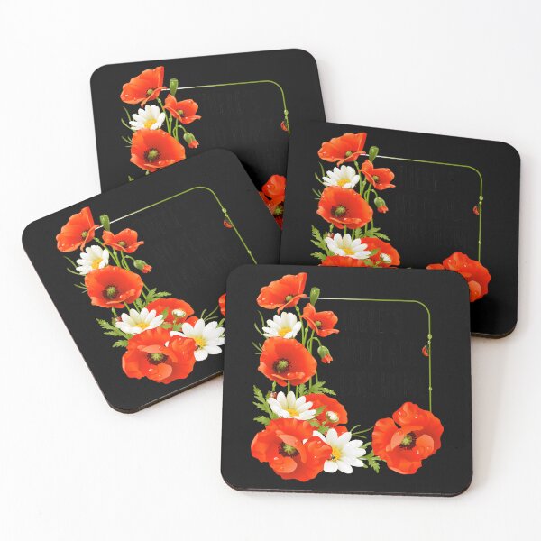Item preview, Coquelicots Accueil  Classique designed and sold by JeriPrall.