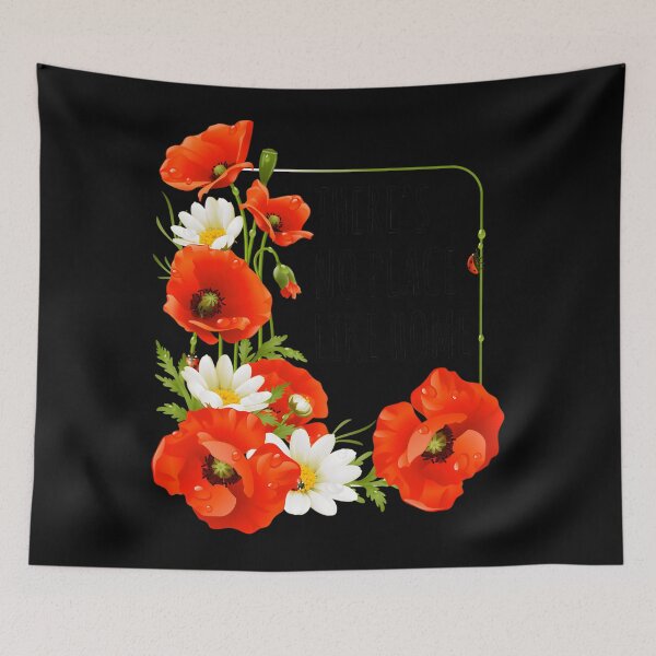 Item preview, Coquelicots Accueil  Classique designed and sold by JeriPrall.