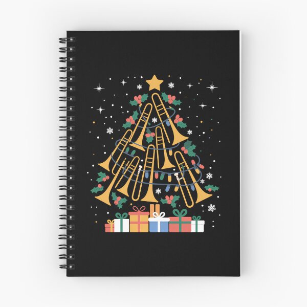 Item preview, Funny Christmas Trombone Player Xmas Tree Music Lover Santa designed and sold by JonBarnes22.