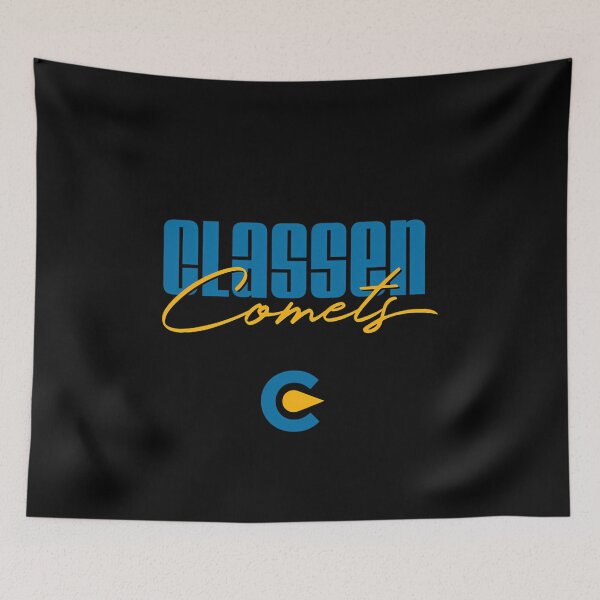 Item preview, Classen Comets - Script With Logo  designed and sold by LaquitaHunter.