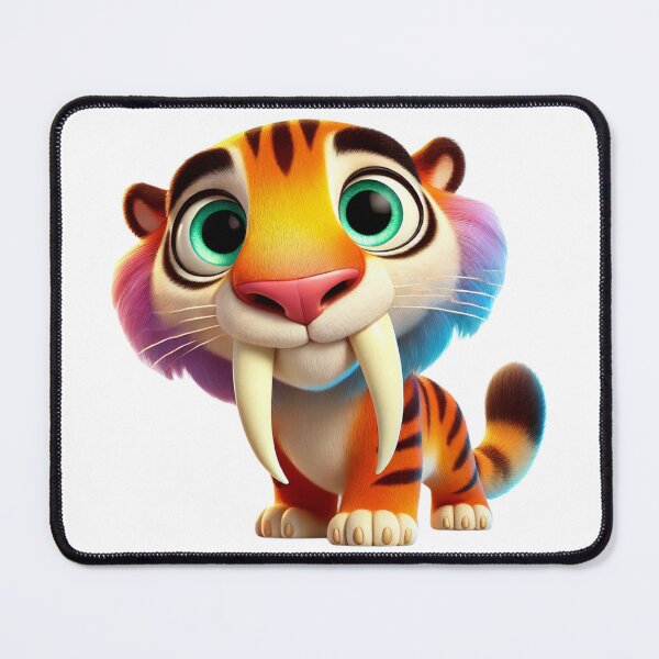Item preview, Adorable Saber-Toothed Tiger designed and sold by Sillytoe.