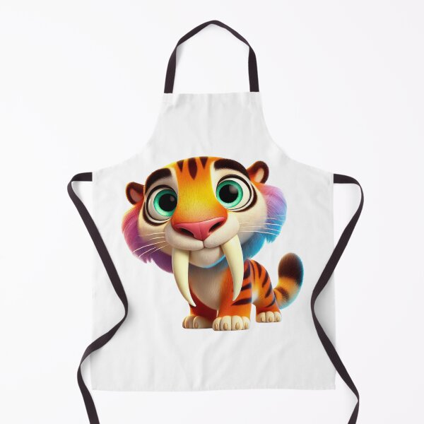 Item preview, Adorable Saber-Toothed Tiger designed and sold by Sillytoe.