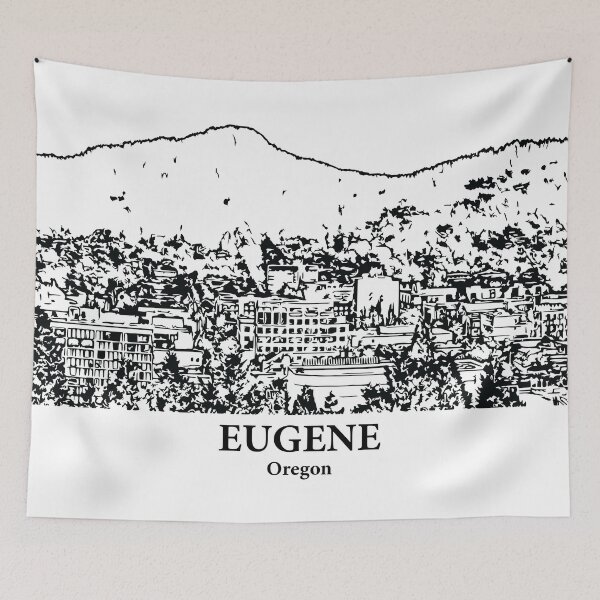 Item preview, Eugene - Oregon designed and sold by Lakeric Cityscapes.