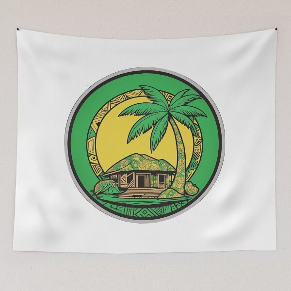 Item preview, PALM TREE PACIFIC Green designed and sold by Pacific Creations.