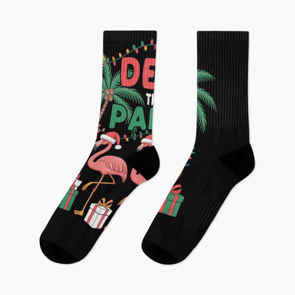 Item preview, Funny Deck the Palms Merry Flamingo Christmas In July designed and sold by JonBarnes22.
