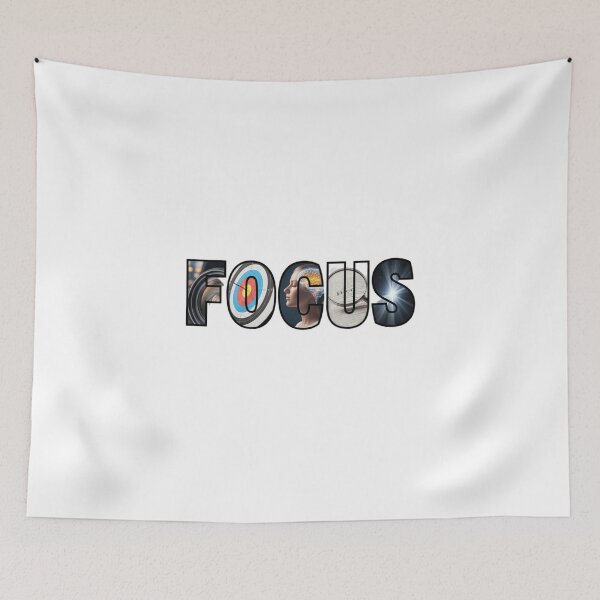 Item preview, FOCUS Mindset Shirt - Motivational Productivity Typography Art - Goal Setting Brain Lover Gift Idea designed and sold by SoulFlex.