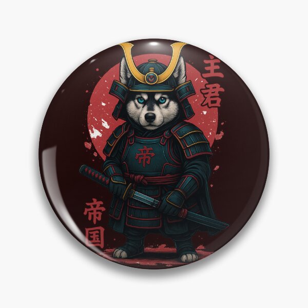 Item preview, Samurai Husky Warrior designed and sold by Patternicity.