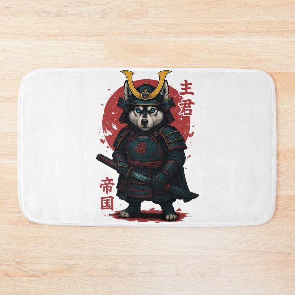 Item preview, Samurai Husky Warrior designed and sold by Patternicity.