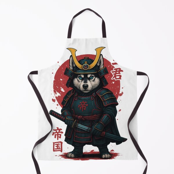 Item preview, Samurai Husky Warrior designed and sold by Patternicity.