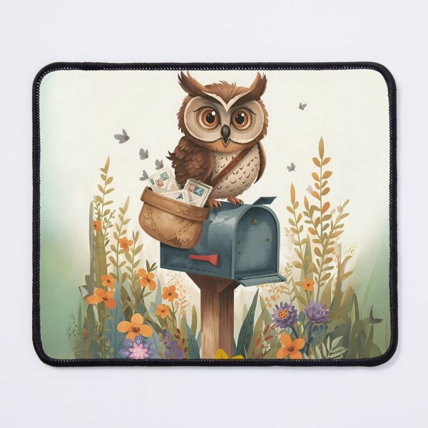 Item preview, Owl Postman Vintage Messenger designed and sold by Ciervo Primavera.