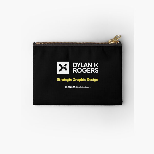 Item preview, Dylan K. Rogers Strategic Graphic Design Logo with Social Handles designed and sold by The Dylan K. Rogers Swag Shop.