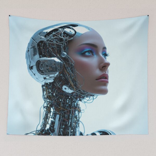 Item preview, Platinum Cyborg Woman 2 designed and sold by 3dvirtualand.