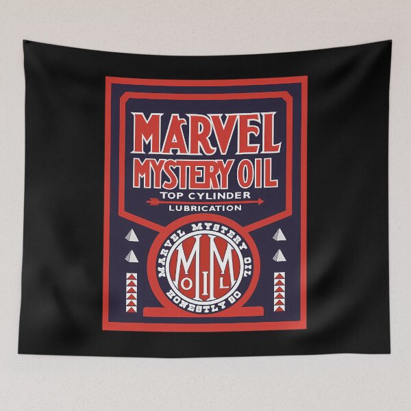 Item preview, Marvel Mystery Oil Sign Reproduction designed and sold by CecileAlvesfj.