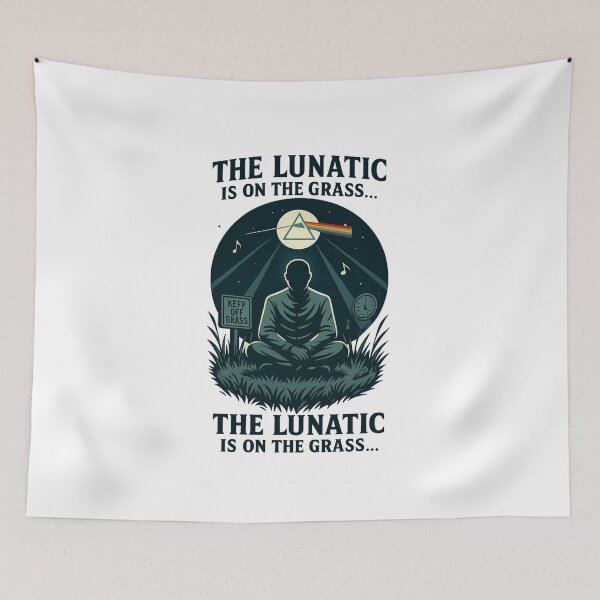 Item preview, Brain Damage - The Lunatic is on the grass... designed and sold by PowerSSales.