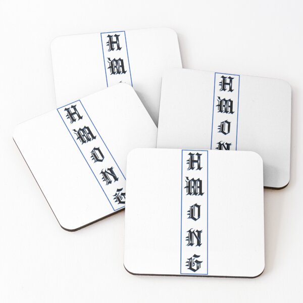 Item preview, Hmong Letters Blue designed and sold by HliandHue.