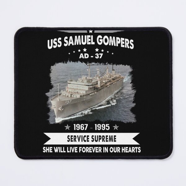 Item preview, USS SAMUEL GOMPERS, Navy Veteran Mens Gift Idea Husband, Dad, Grandpa designed and sold by Timeless Bond Designs.