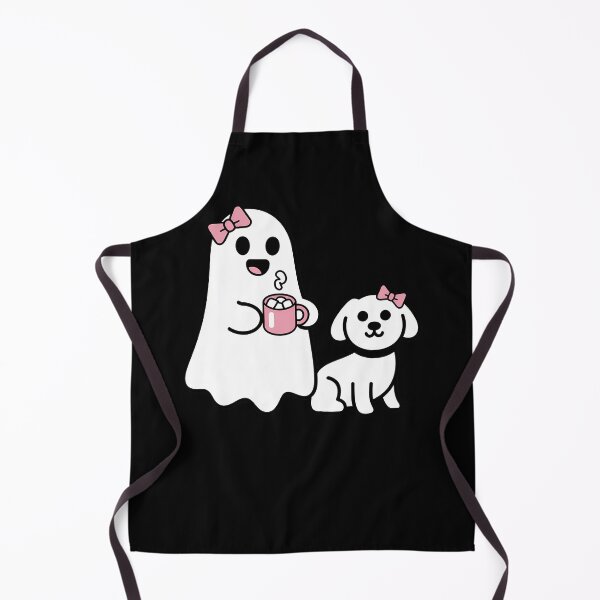 Item preview, Funny Ghost Walking Dog Spooky Season Halloween Coquette designed and sold by JulienAureo.