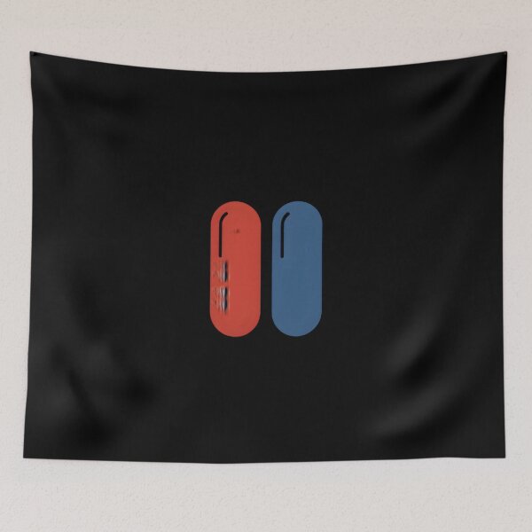 Item preview, Matrix Red & Blue Pills – Minimalist Choice Symbol designed and sold by athyabm.